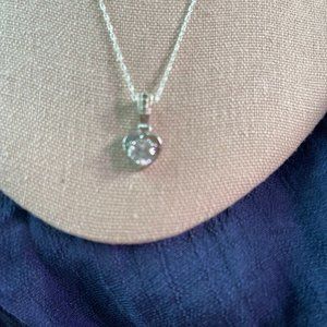 Silver Heart Pendant Necklace